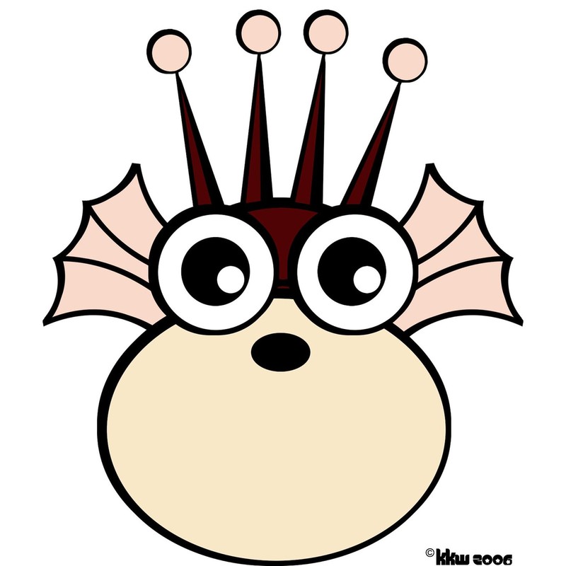 CafePress Sea Monkey Rectangle Magnet, 3"x2" Refrigerator Magnet