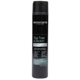 TRENDSTARTER - TEA TREE & BIOTIN THICKENING SHAMPOO (10.14Fl.Oz) - Argan Oil, Peppermint Oil, Collagen, Quinoa, Aloe, Rosemary, Green Tea, and Saw Palmetto (DHT Blocker) - Invigorating and Nourishing