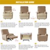 Highdi Stretch Cover for Recliner Chair, Complete Armchair Protector, Stretch