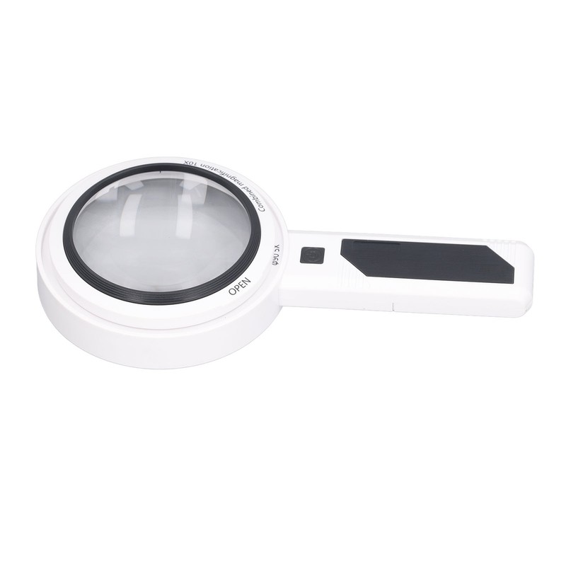 Magnifying Glass 5X 3X 10X Handheld Magnifier 3 Color Adjustable