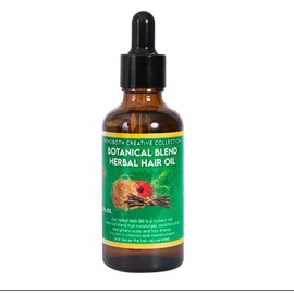 Rehoboth Creative Collection Botanical Blend Herbal Hair Oil for Dry Hair & Scalp, Promotes Strong Hair Strands, Enhances Scalp Hydration - Makes Hair Shinier & Softer