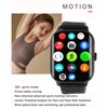 2.02in Curved Screen Smart Watch Blood Glucose Measure Health Monitor