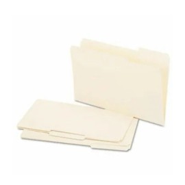 Universal Office Products 15213 Recycled Interior File Folders, 1/3 Cut Top Tab,