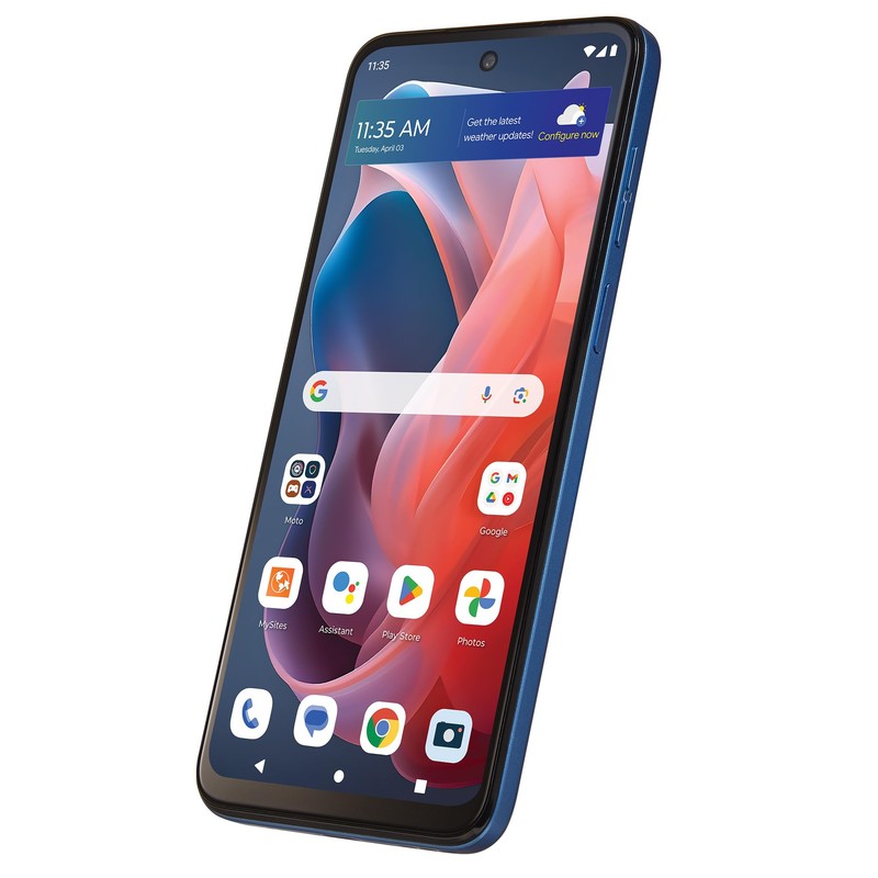 total wireless Motorola Moto g Play 2024, Locked, 64GB, Blue,