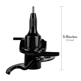 Linkidea Cross Blade Blender Replacement, Compatible with Ninja Blender, Parts Accessories for Model BN601, BL770, BN801 64oz Food Processor, Black