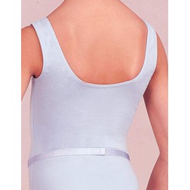 Capezio Children's Tank Leotard with Belt, Dark Lavender, Small, Age 4-6