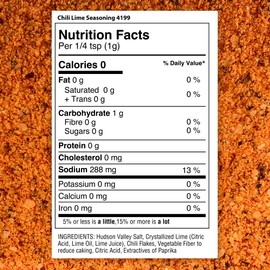 The Spice Lab No. 199 - Chili Lime Margarita Premium Gourmet Salt - Gluten-Free Non-GMO All Natural Premium Gourmet Salt - 6.8oz. Shaker Jar - 3 Pack