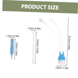 Kisangel 1Set Reusable Nasal Manual Nose Sucker for Nose Cleaning Compact Design for Home Travel Use Easy to Clean Tool for Snot Removal