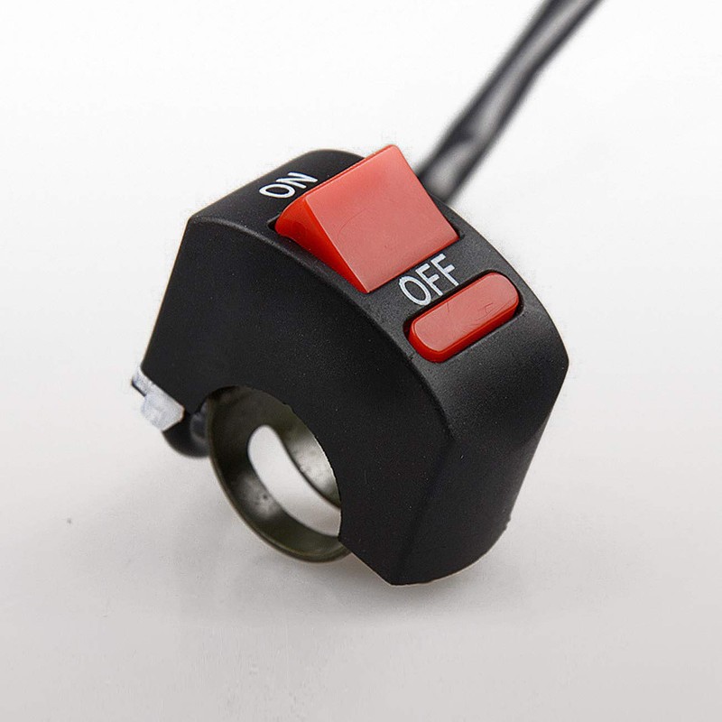 1 Piece Motorcycle Handlebar Switch Push Button On Off Switches