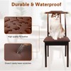 WUSOUPU Leather Seat Covers for Dining Chairs Waterproof Chair Seat