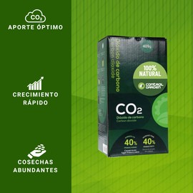 + control GARDEN Box with CO2 Bag for Indoor Growing | Bag of CO2 for Cultivers | Grow Plants Easily | 100% Organic