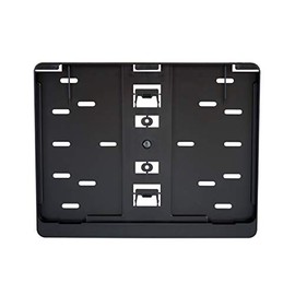 3D-Carbon-Design x Nummernschildhalter, hergestellt in der EU, 280 x 200 mm / 28 x 20 cm, Material unzerbrechlicher ABS-Kunststoff, schwarz, unlackiert, 280