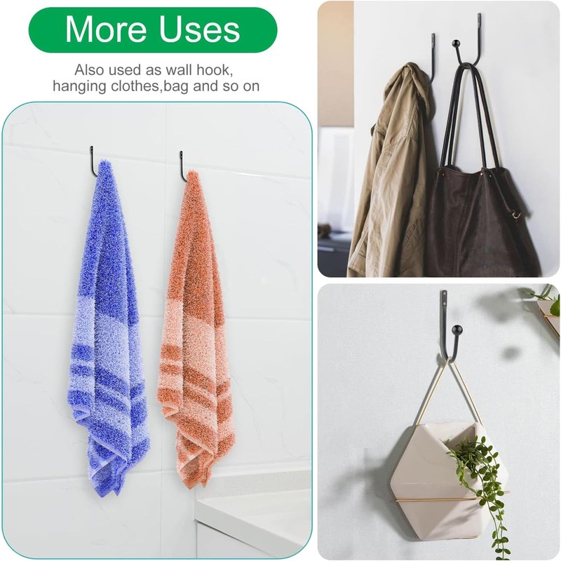 Curtain Holdbacks, 2 pcs Curtains Holder Wall Mounted Drapery Tiebacks