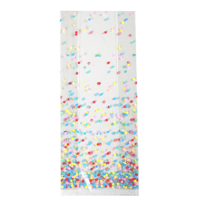 Ginger Ray Colourful Spotty Cellophane Party 10 Stück