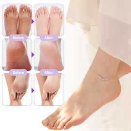 Foot Mask, Foot Mask, Moisturising, Foot Mask Socks with Lavender, Foot Peel Mask for Callus Removal, Foot Mask Callus Ideal for Men and Women, for Dry and Cracked Feet