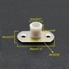 4 Piece Sliding Barn Door Nylon Guide Wheel, Floor Guide