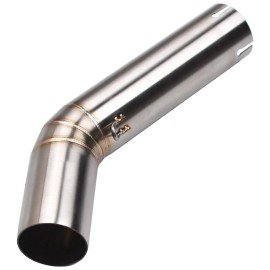 Unbranded For 2006-2007 Suzuki GSXR 600 750 Exhaust Mid Pipe Slip-On Link 51mm Muffler