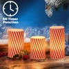 Wondise Christmas Flameless Flickering Pillar Candles with Remote Timer