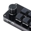 Mini Macro Mechanical Gaming Keyboard 6 Keys 1 Knob Programming