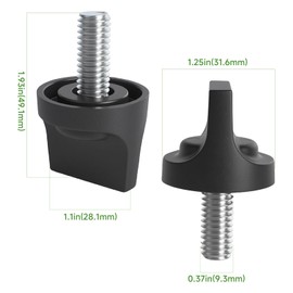 Aigemsi (4-Pack 720-04061 Lawn Mower Seat Adjustment Knobs Compatible with MTD, Troy-Bilt, Craftsman, Columbia, Remington, Yard Man, Arnold, Yard Machines, Murray, Bolens, Robomow, Husky Lawn Mowers