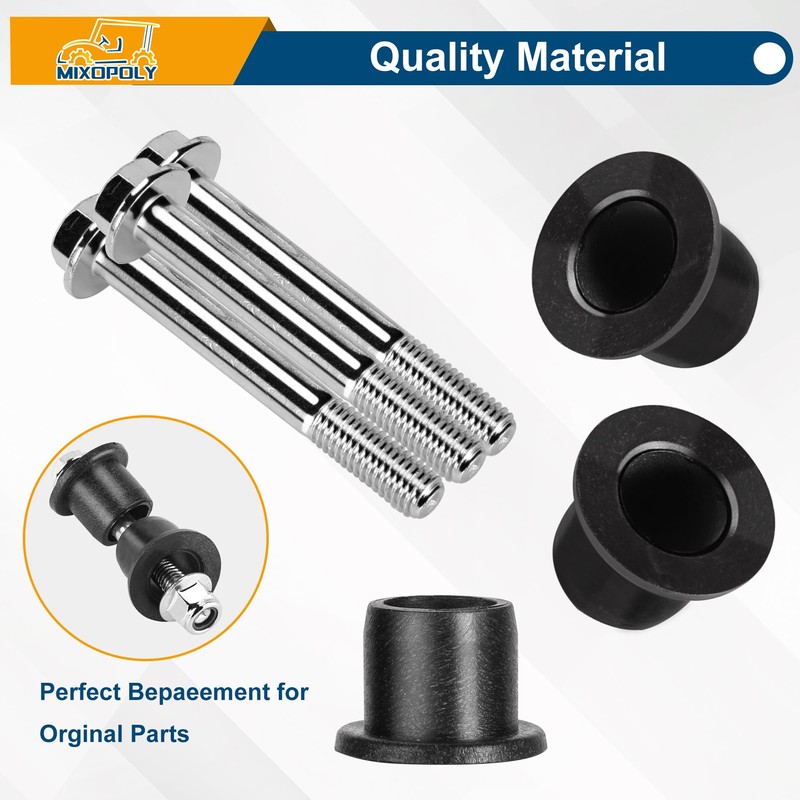 Mixopoly Golf Cart A Arm Bushing Sleeve Kit for EZGO
