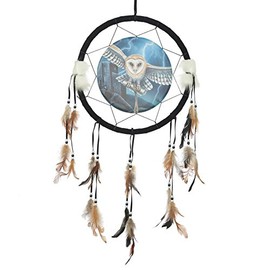 Original Dreamcatcher Owl Heart Of The Storm Of Lisa Parker 33 cm