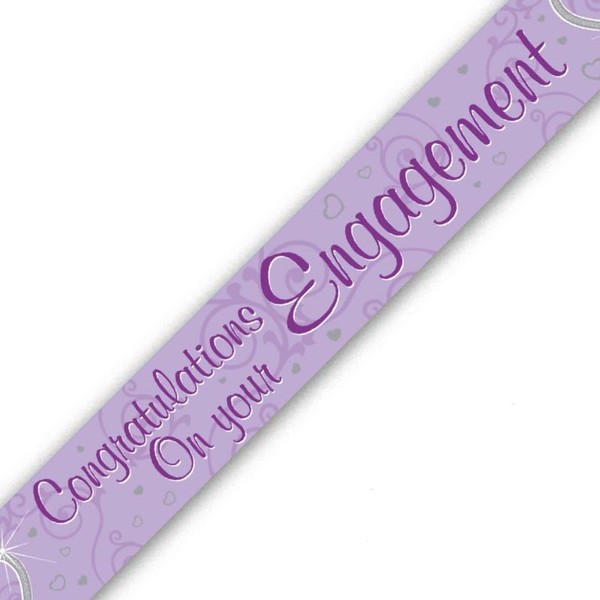 9ft Banner Congratulations on your Engagement