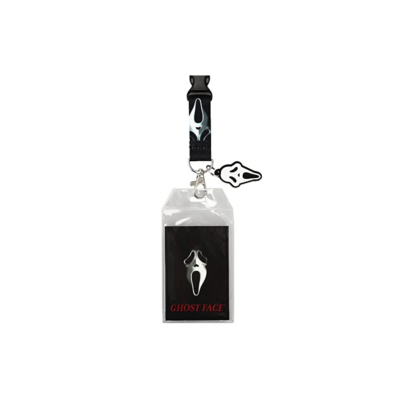 Ghostface Lanyard with Clear ID Sleeve