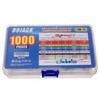 BOJACK 1000 Pcs 25 Values Resistor Kit 1 Ohm-1M Ohm