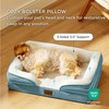 Bedsure Small Orthopedic Dog Bed - Washable Bolster Dog Sofa