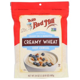 Bob's Red Mill Creamy Wheat Hot Cereal, 24oz (Pack of 1) - Vegan, Kosher