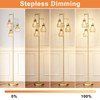 Ziisee Dimmable Gold Floor Lamps for Living Room, 70" Farmhouse