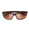Panama Jack Men's Rubber Tort Wrap Sunglasses, Tortoise, 54