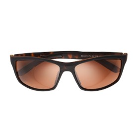 Panama Jack Men's Rubber Tort Wrap Sunglasses, Tortoise, 54