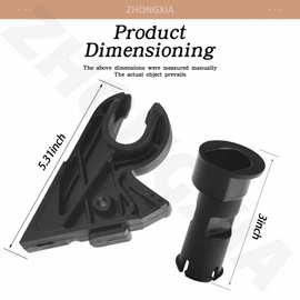 ZHONGXIA 731-10070A Hood Pivot Pin & 731-10069D Hood Pivot Bracket Kit Compatible with Craftsman Cub Cadet Mtd XT1-LT42 XT1-LT50 XT2-LX46 Replace 731-10070 731-10069A 731-10069B 731-10069C