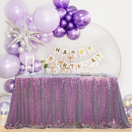 Iridescence Sequin Tablecloths Shiny Mermaid Tablecloth Rectangle Fabric