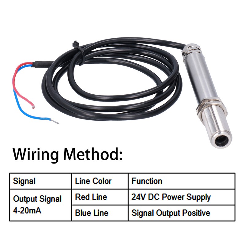 Temperature Sensor Probe Fixed Infrared Online Stainless Steel Temp Transducer