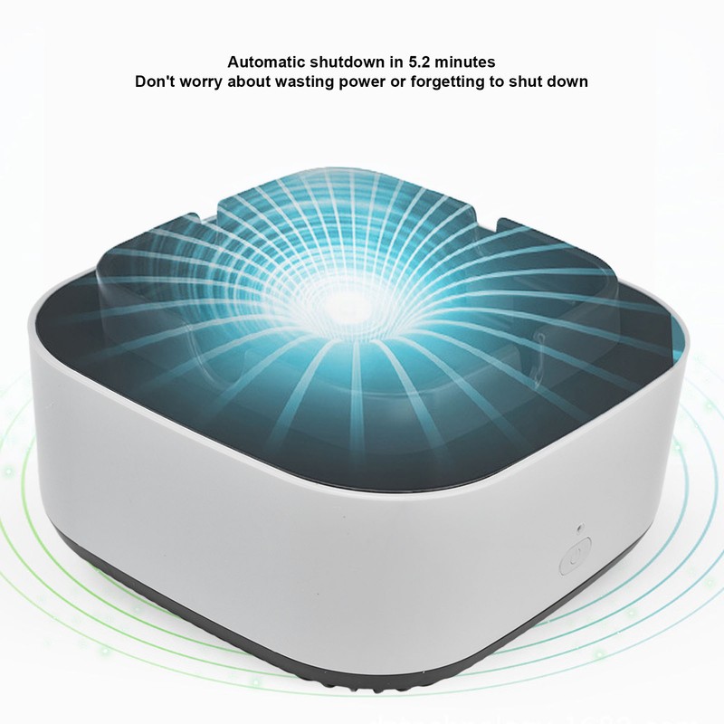 Ashtray Purifier Smokeless Multi Functional Battery Powered Negative Ion Air