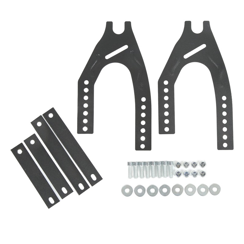 Motorcycle Rear Mudguard ABS Metal Black Tire Splash Guard Universal