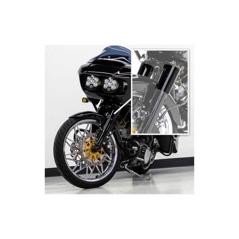 Proline Wraps PPF Kit for Motorcycle Front Upper Shocks, Clear