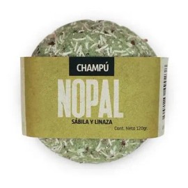 Champú Sólido Nopalsábila 120g Volviendo Al Origen Artesanal