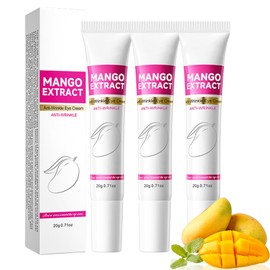 3 Sticks Mango Revitalize Eye Cream,Mango Activating and Firming Eye Cream,Firms Skin,Relieve Eyes Bags and Fine Lines, Moisturizes(20g/Stick)