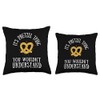 Pretzel Chocolate Covered Pretzels Sticks And Pretzel Rods Throw Pillow