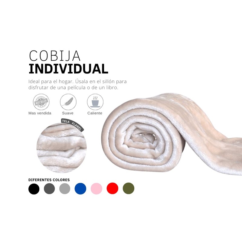 PALASSI Cobija Suave y Caliente de Forro Polar, Manta para