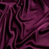 Shannon Fabrics Silky Satin Charmeuse Fabric, Solid Raisin, Fabric by