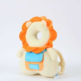 Umtiti Baby Safety Cushion for Walking & Crawling, Toddlers Adjustable Backpack, Cute Lion (CA)