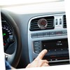 Gatuida Car Supplies Car Dashboard Decorations Car Thermometer Luminous Clock
