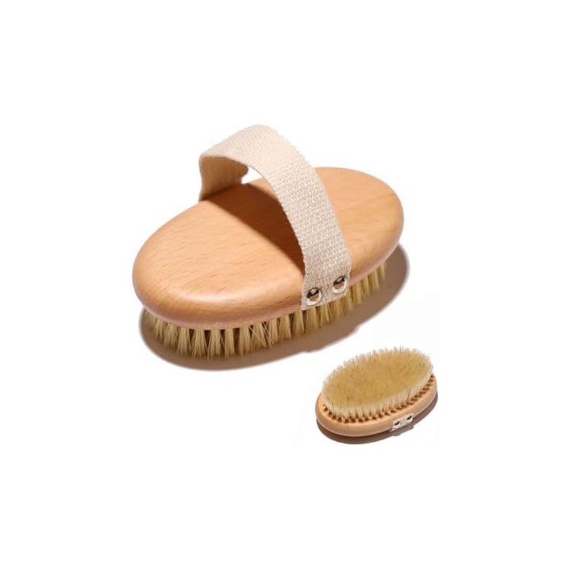 Cepillo Corporal Exfoliante 100% Natural con Mango de Bambú -