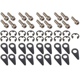 Stage 8 - 8916 MOPAR 4.7, 5.7, 6.1 Liter Hemi V8 Header Bolt Kit - 8mm 1.25x25mm Bolts 6 Point DHH - Set of 17 pieces