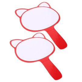 SHOWERORO Handheld Whiteboard Set 2pcs Blank Scoreboards Dry Erase Small Whiteboards for Auctions Games